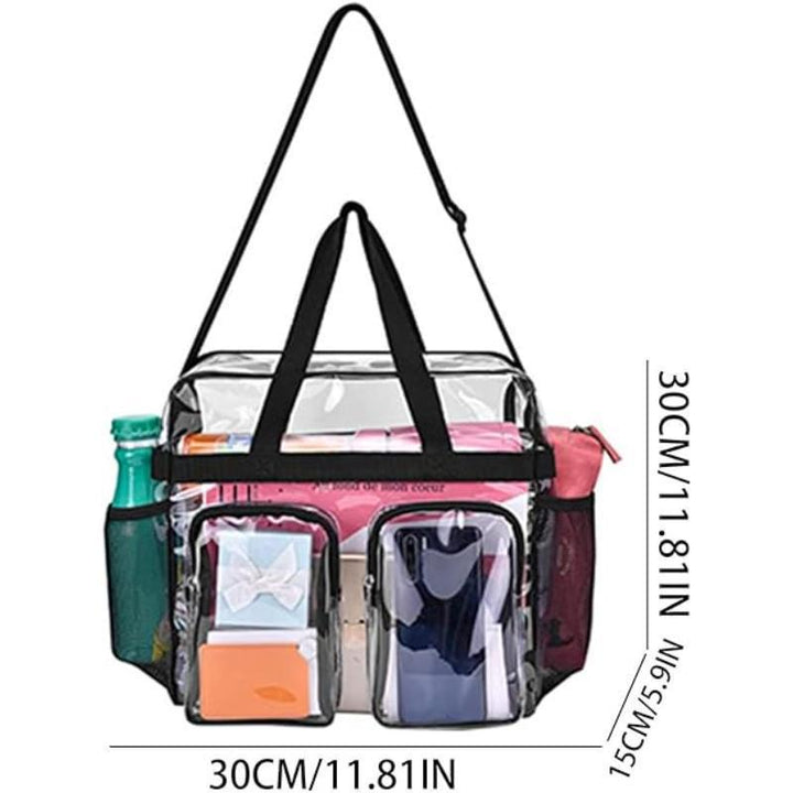 Transparent organizer bag with practical compartments Stornfield