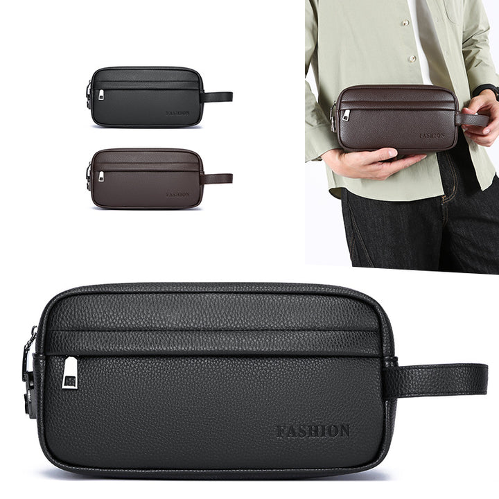 Premium Leather Toiletry Bag Stornfield