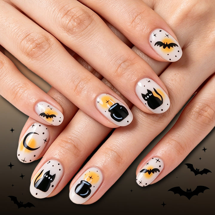 Halloween-Themed Nail Art Design Stornfield