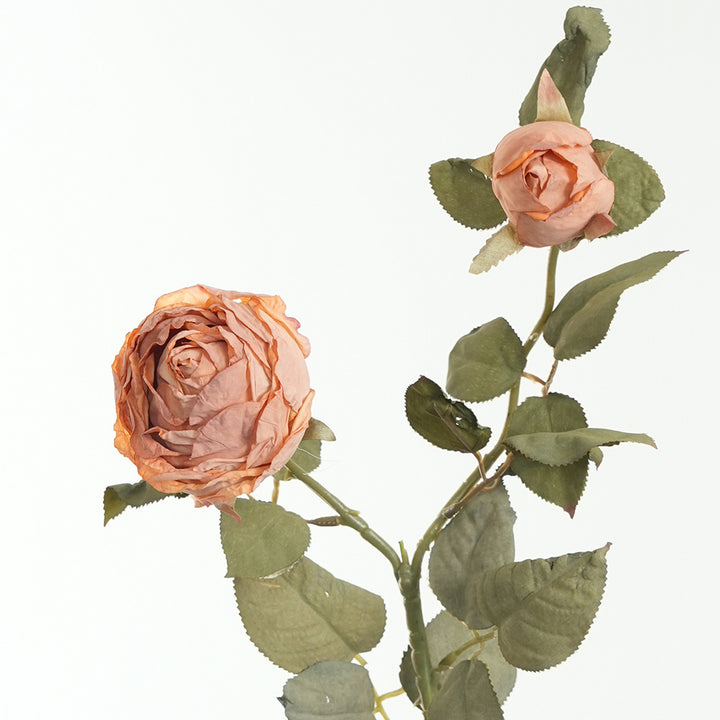 Lifelike Pink Rose Stem