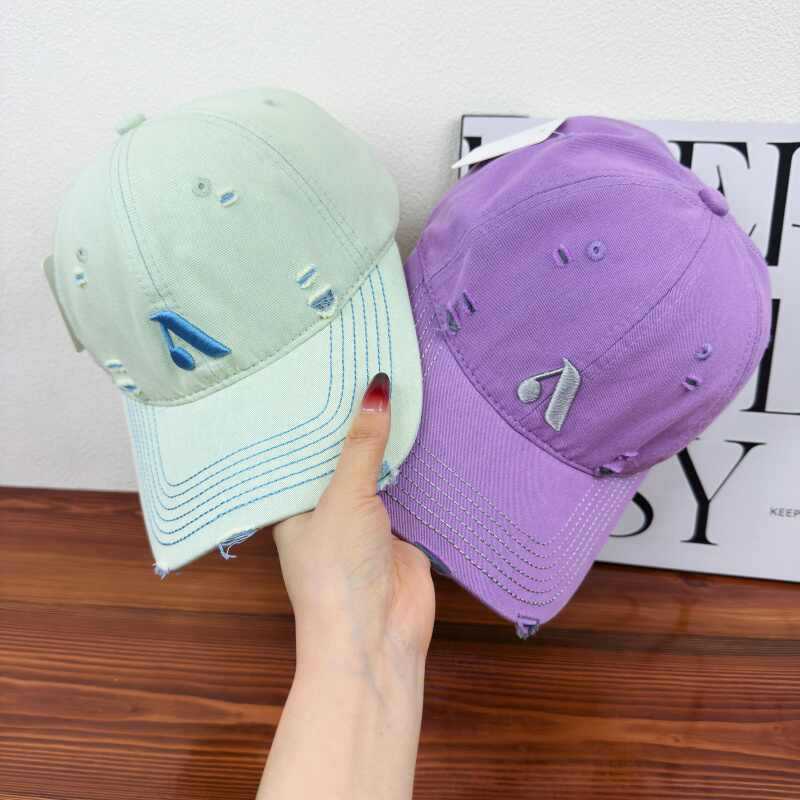 Men's Distressed Denim Style Cap Stornfield