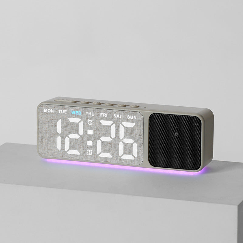 Digital LED alarm clock with multicolor lighting Stornfield