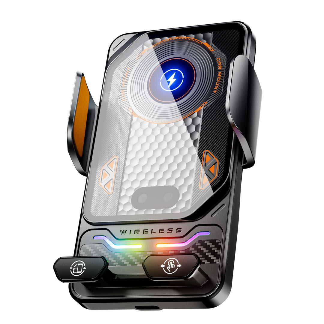 Unisex Smartphone holder with fast charging function and integrated safety device Stornfiled
