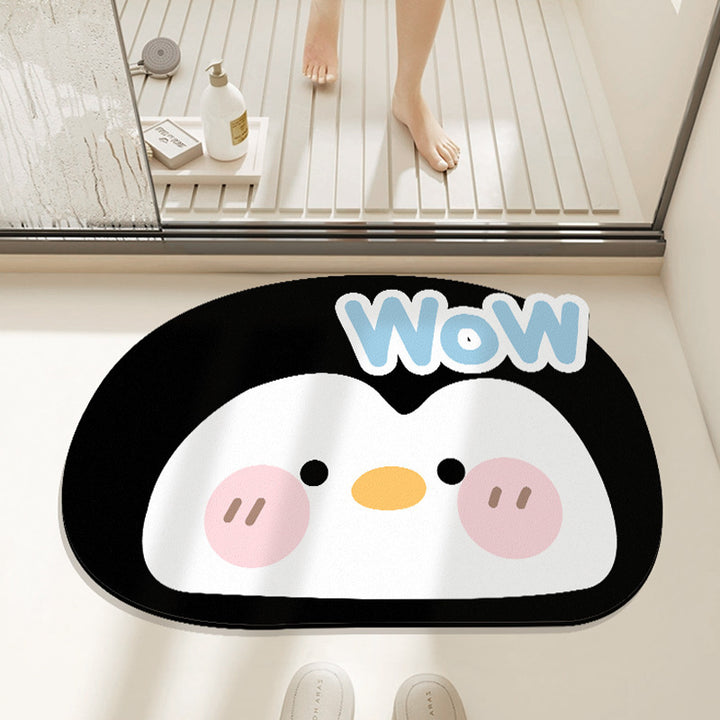 Cute Cat-Themed Anti-Slip Bath Mat