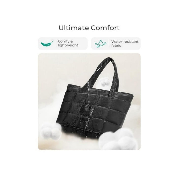 Practical Tote Bag with Quilted Design Stornfield
