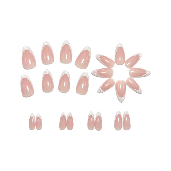 Artificial Nails in Elegant French Tip Design Stornfield
