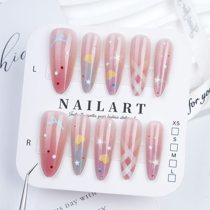 Artistic 3D Butterfly Press-On Nail Set Stornfield