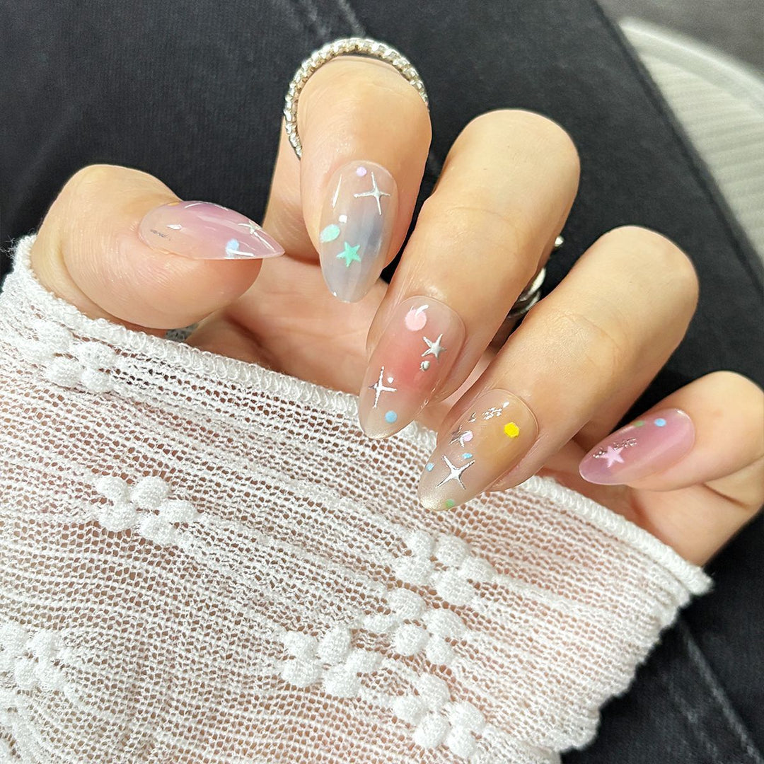 Decorative Press-On Nail Art Set Stornfield