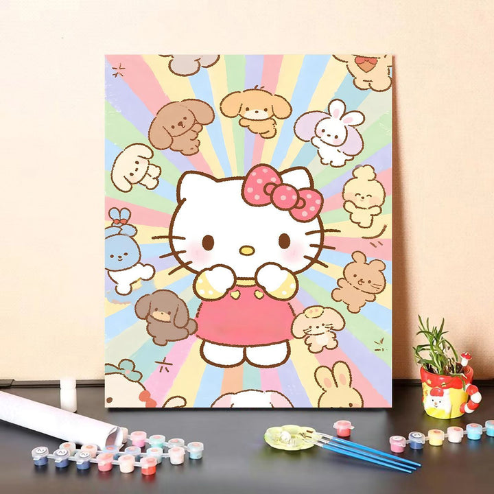 Cute Character Paint by Numbers Canvas Art Kit Stornfield