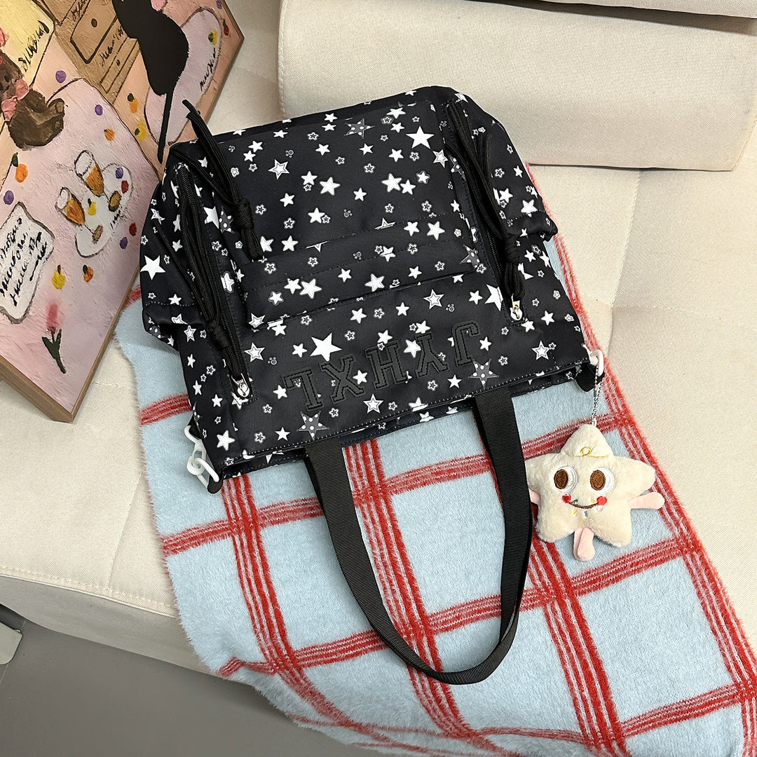 Stylish Star-Printed Backpack Stornfield 1791205378