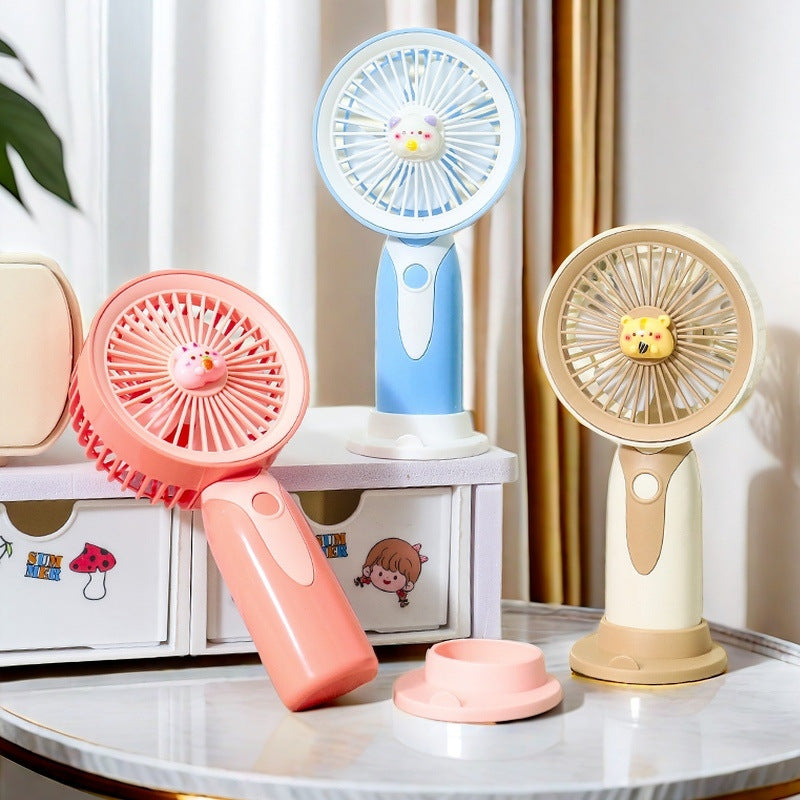 Women's Portable Handheld Fan with Animal Design Stornfield