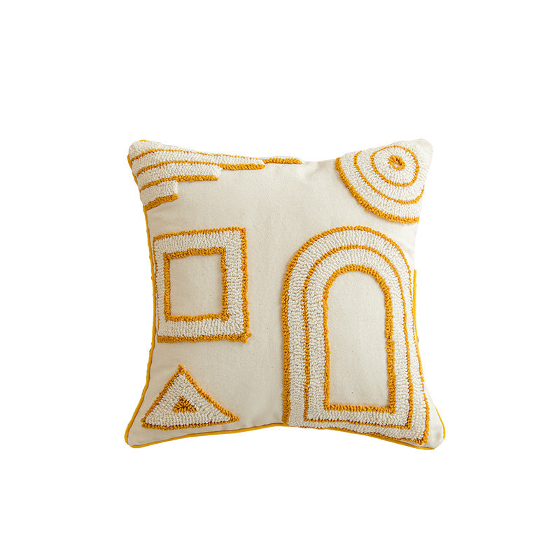 Geometric Pattern Decorative Pillow