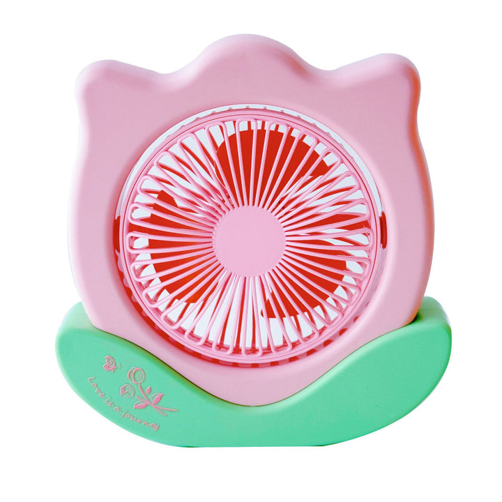 Unisex Portable Mini Table Fan in Flower Pattern Stornfield