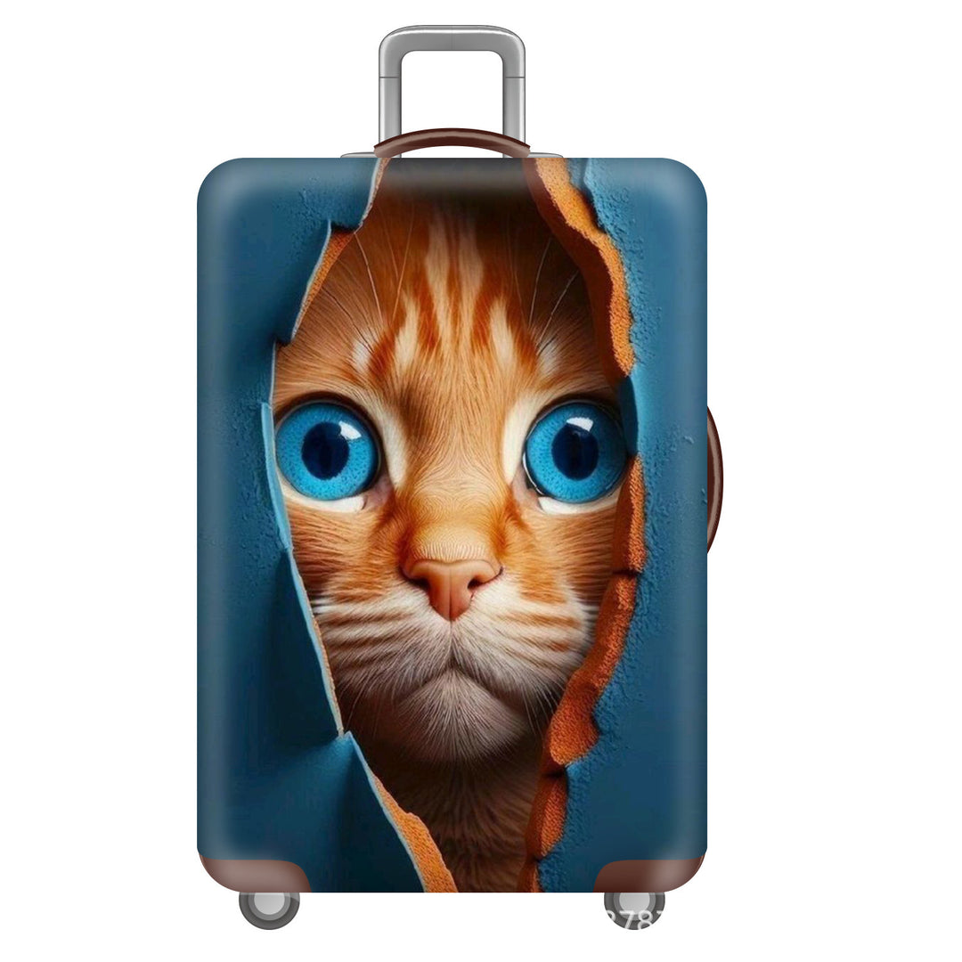 Unisex Hard-shell suitcase with cute cat motif Stornfield