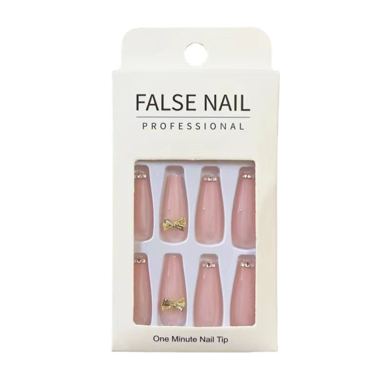 Artificial nails with elegant rhinestone embellishments Stornfield