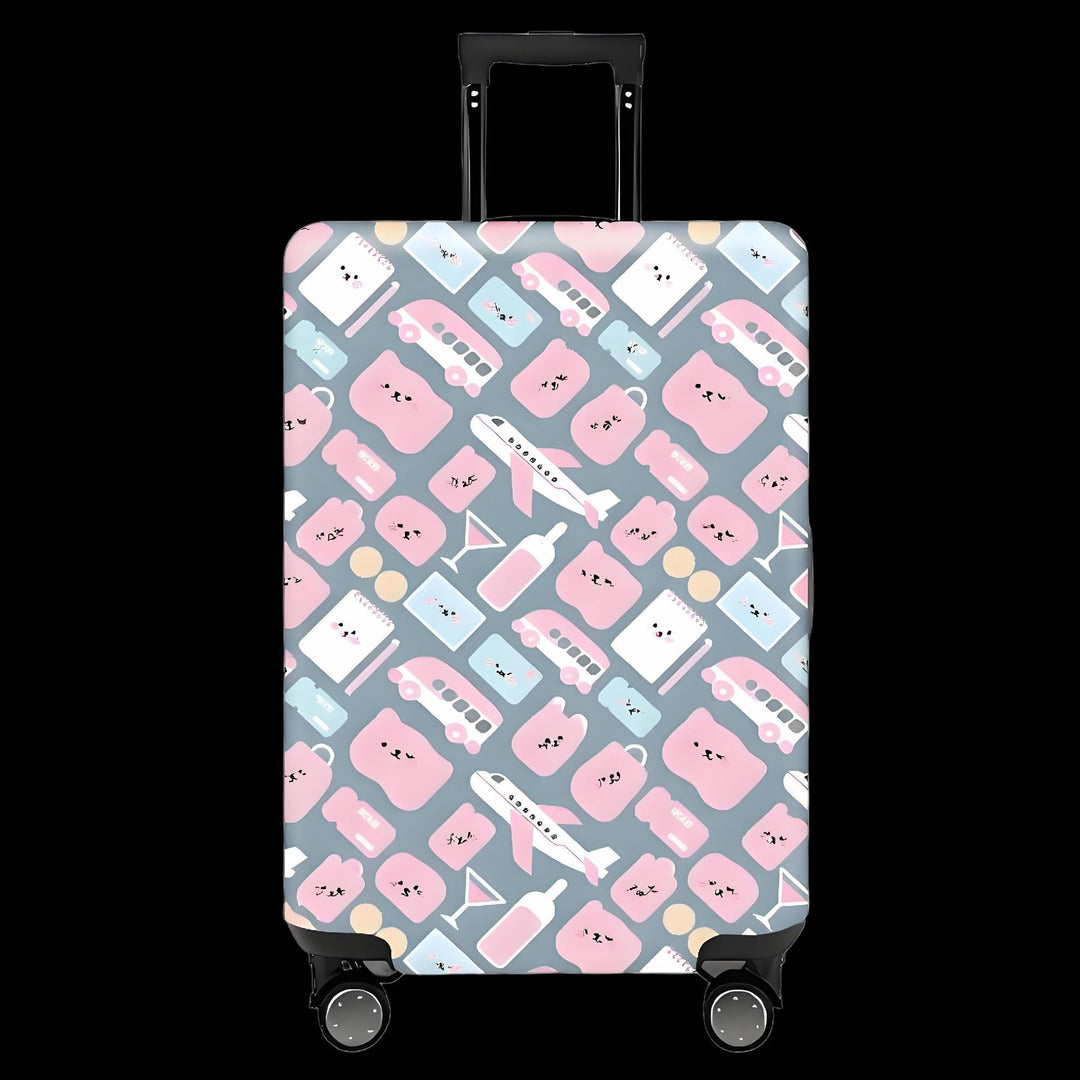 Women's Hard Shell Travel Suitcase with Eye-Catching Phrase Design Stornfield