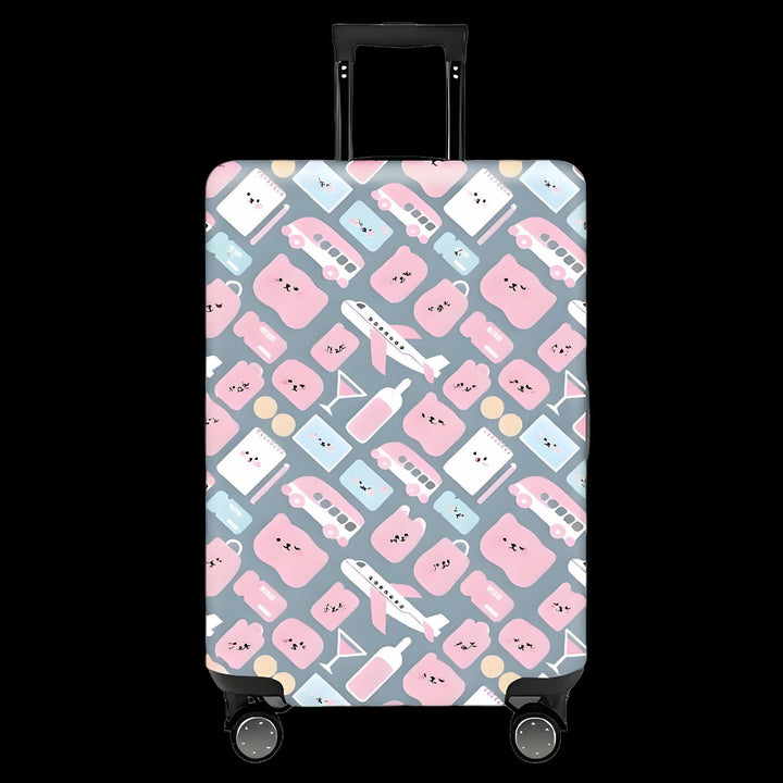 Women's Hard Shell Travel Suitcase with Eye-Catching Phrase Design Stornfield