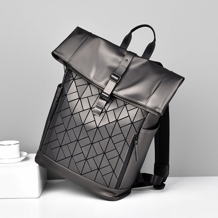 Stylish Geometric Patterned Backpack Stornfield