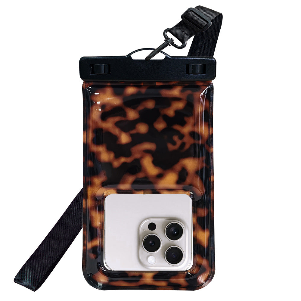Waterproof smartphone shoulder bag with transparent viewing window Stornfield