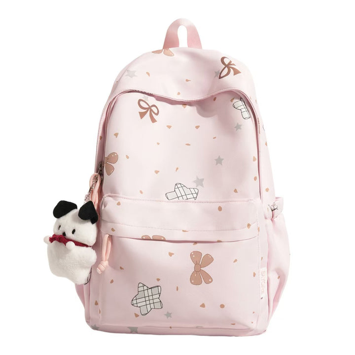 Adorable Bow-Patterned Backpack Stornfield