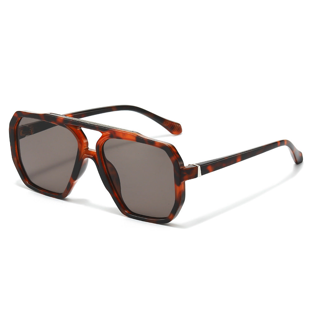 Oversized Hexagonal Frame Sunglasses Stornfield