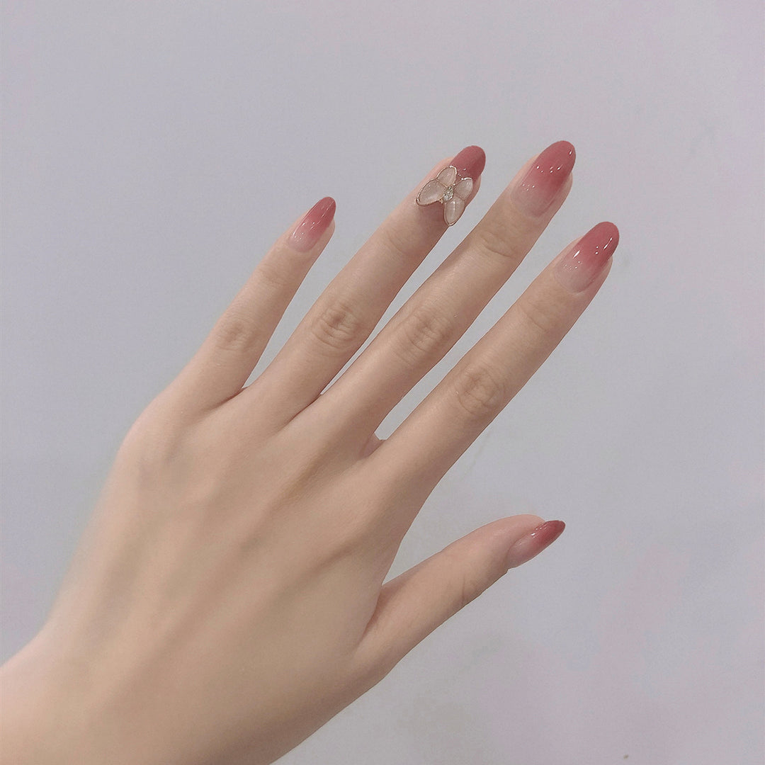 Glossy Ombre Press-On Nail Art Set Stornfield