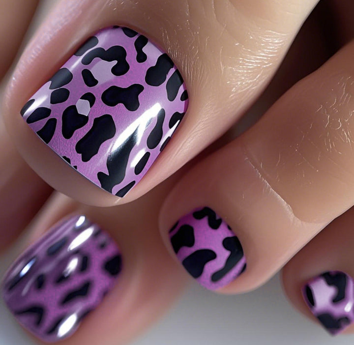 Stylish Leopard Print Nail Wraps Stornfield