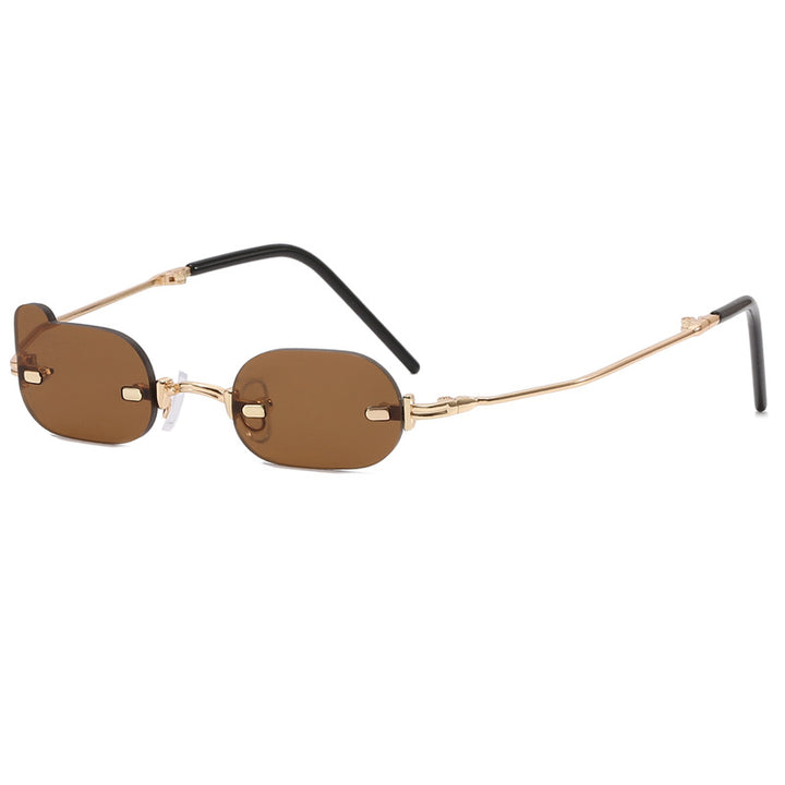 Ladies exclusive fashionable sunglasses with shiny metal frame Stornfield
