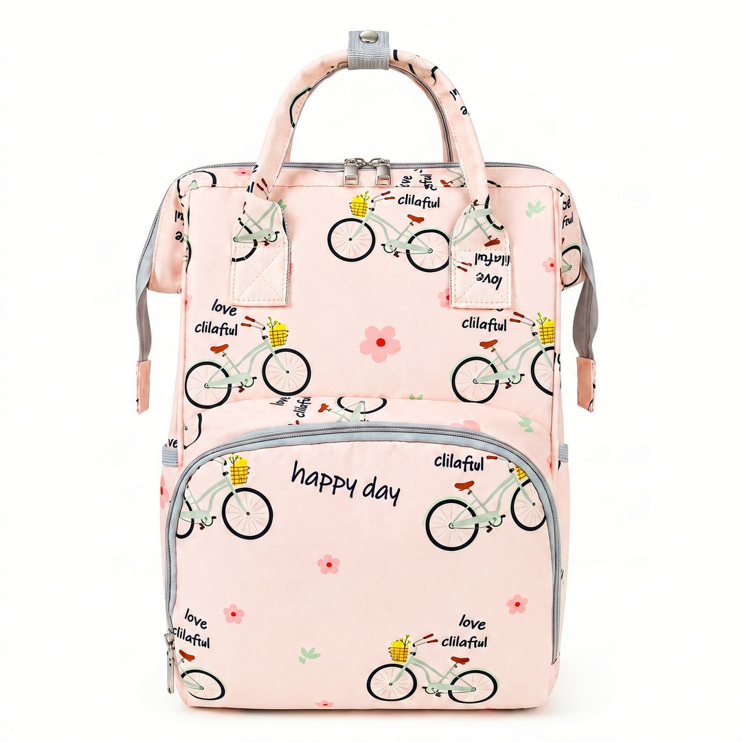Playful Illustrated Backpack Stornfield