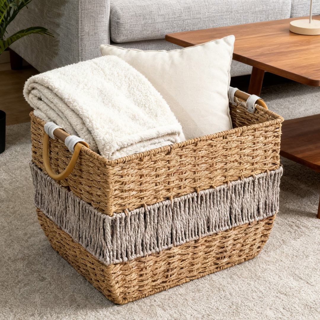 Natural meadows storage basket Stornfield