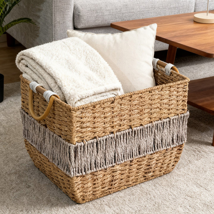Natural meadows storage basket Stornfield