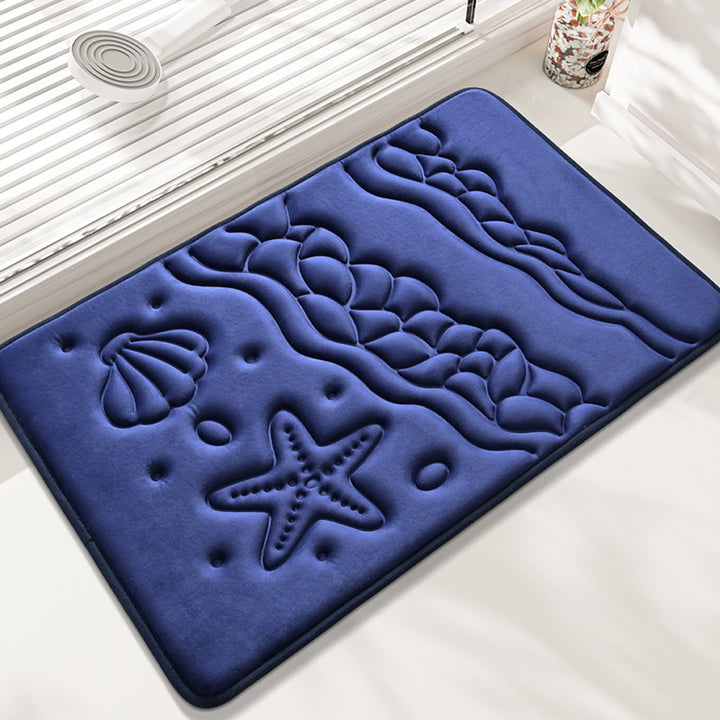 Coastal Themed Shower Mat