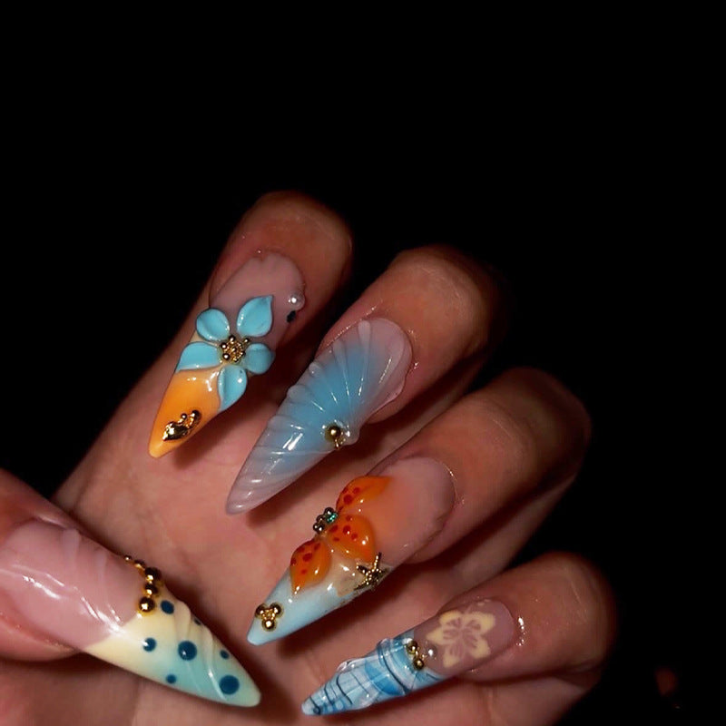 Artistic Gel Nail Tips Set Stornfield