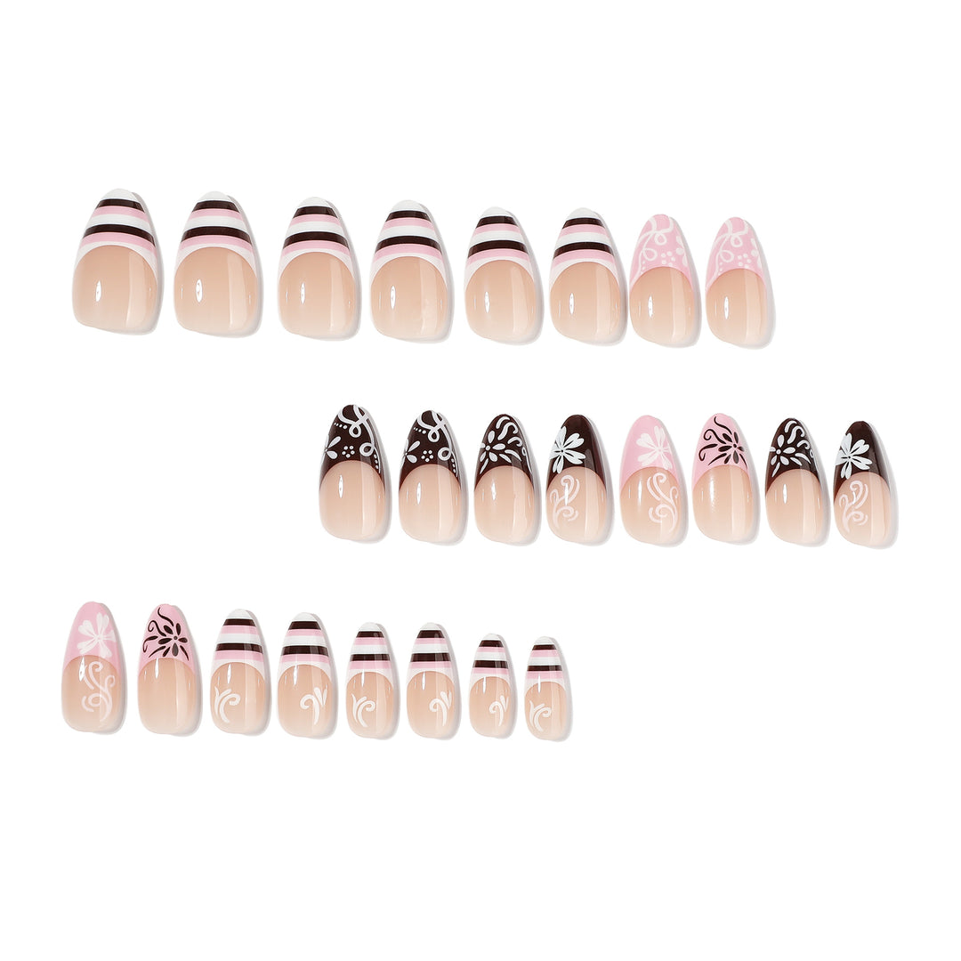 Artful stiletto nails with attractive patterns Stornfield
