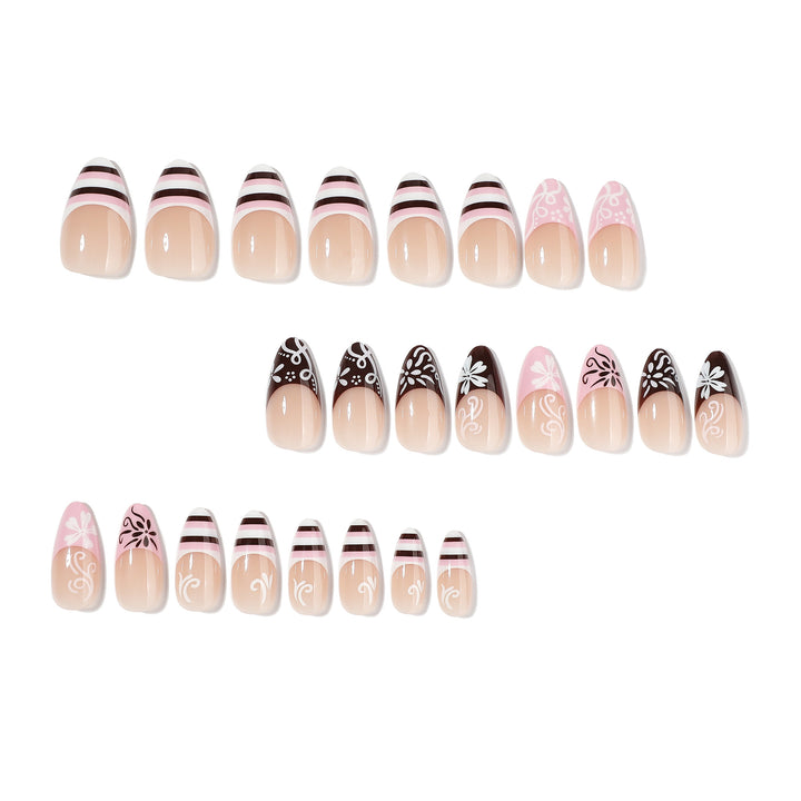 Artful stiletto nails with attractive patterns Stornfield