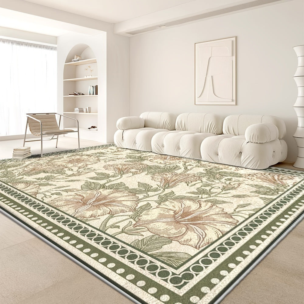 Floral Patterned Area Rug