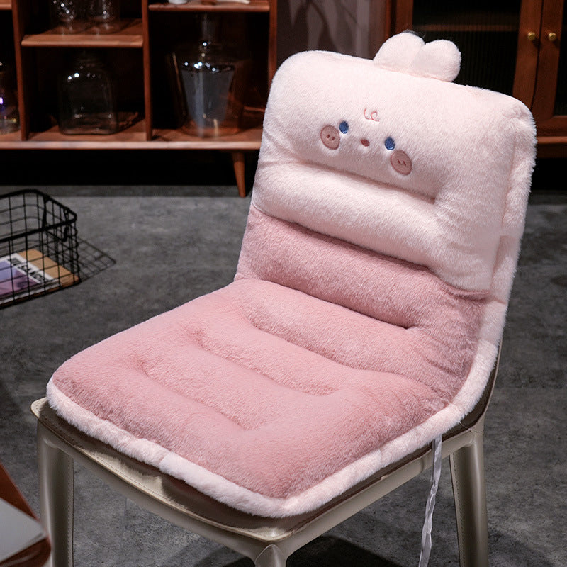 Plush seat cushion with animal design Stornfield