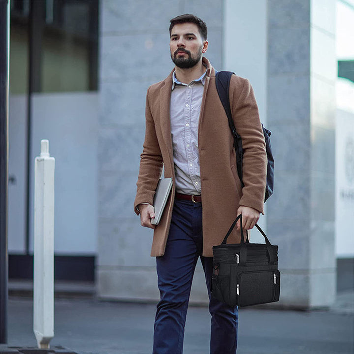 Insulated Multi-Compartment Food Delivery Backpack Stornfield