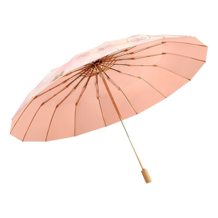 Ladies Folding Umbrella with Floral Designs Stornfield