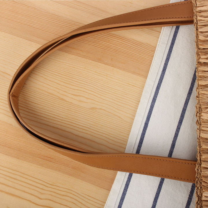 Large shopping bag with stylish fringes Stornfield