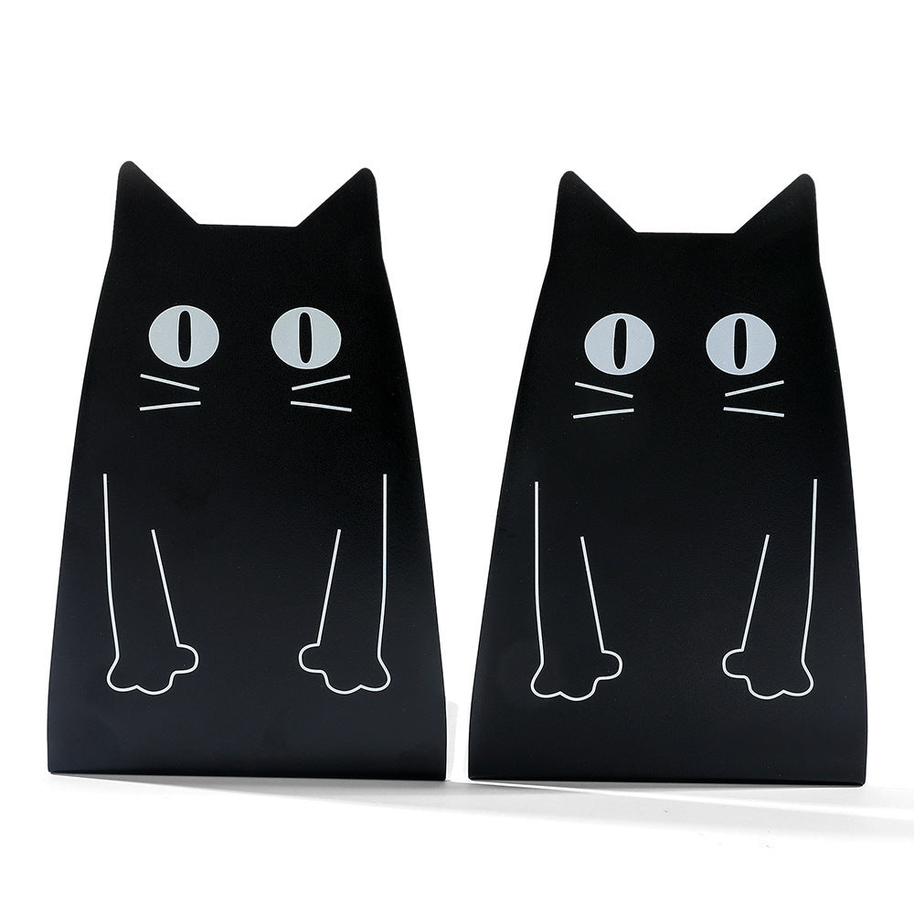 Playful Cat-Themed Bookends