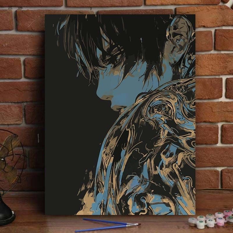 Abstract Art Portrait Canvas Print Stornfield