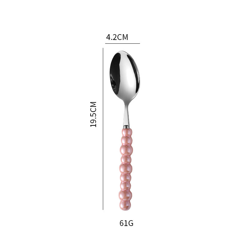 Elegant finger food fork with non-slip handle Stornfield
