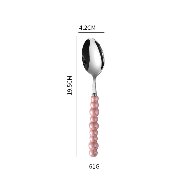 Elegant finger food fork with non-slip handle Stornfield