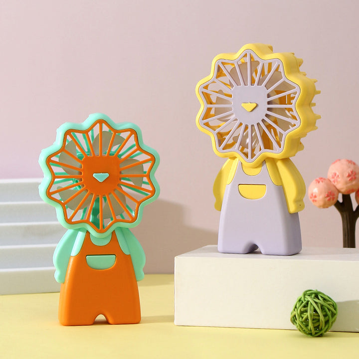 Ladies Portable Fan in Fun Flower Design Stornfield