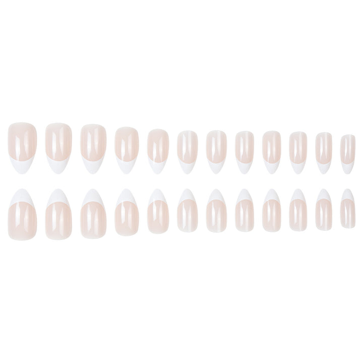 Elegant French Tip Stiletto Press-On Nails Stornfield 1789085334