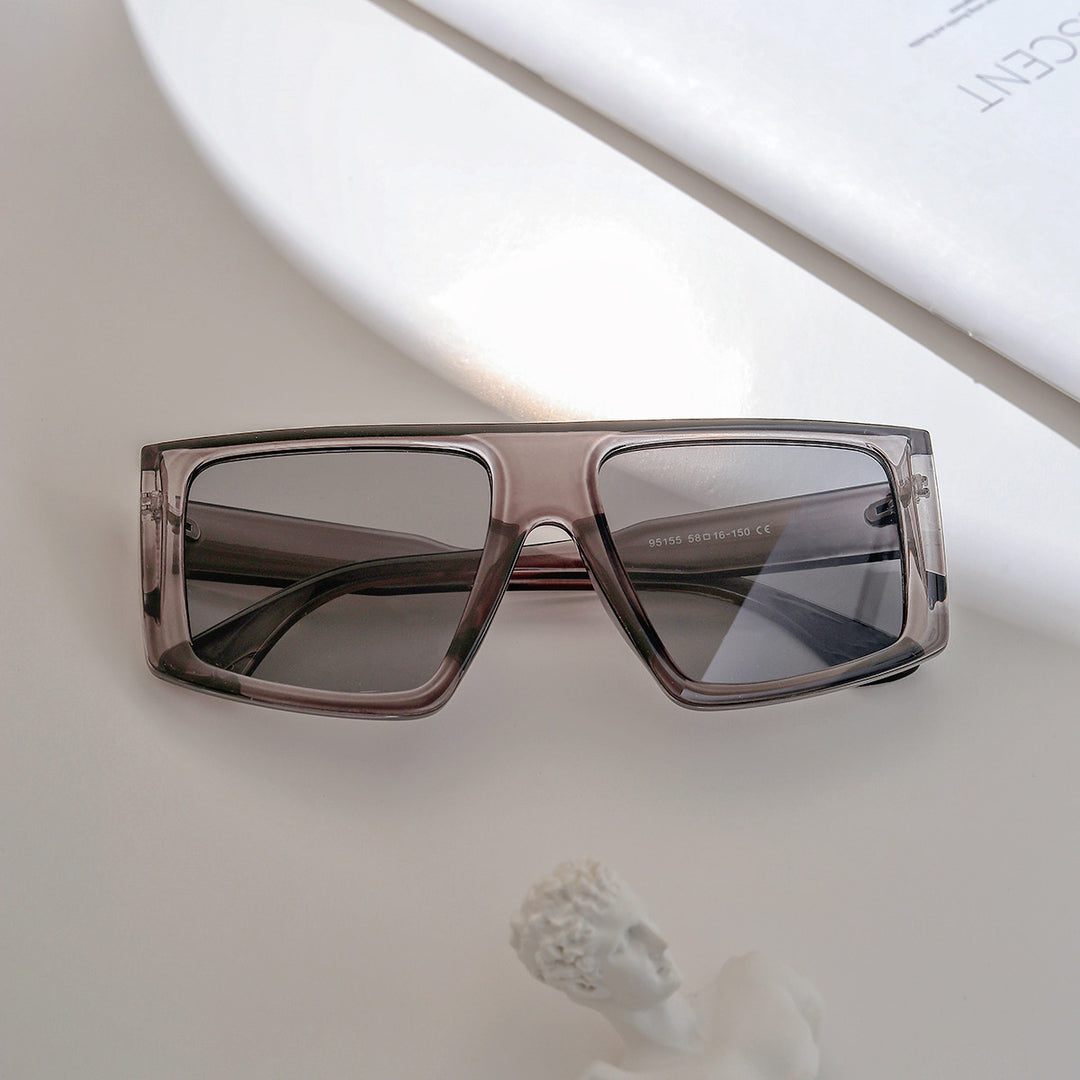 Women oversized geometric sunglasses Stornfield