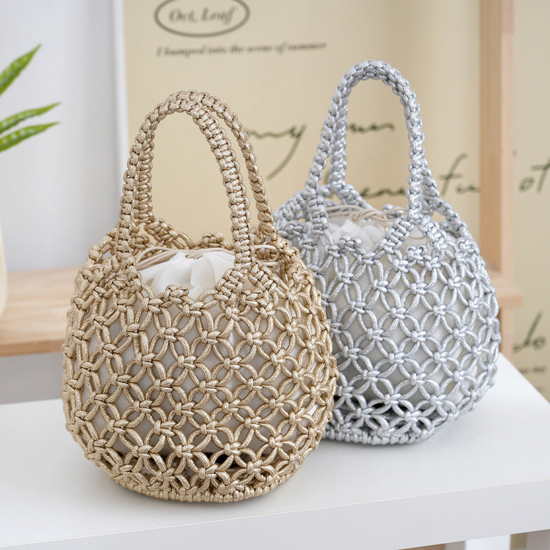 Handcrafted Shopper Bag Made of Fine Macramé Stornfield