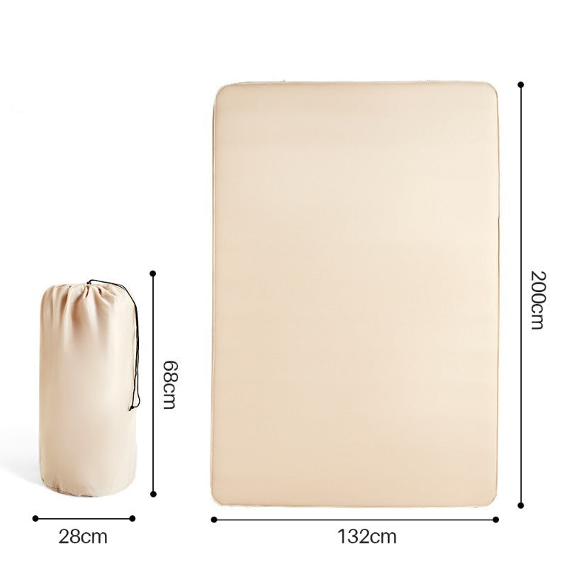 thick inflatable camping mattress with integrated pillow and puncture-resistant TPU shell Stornfield