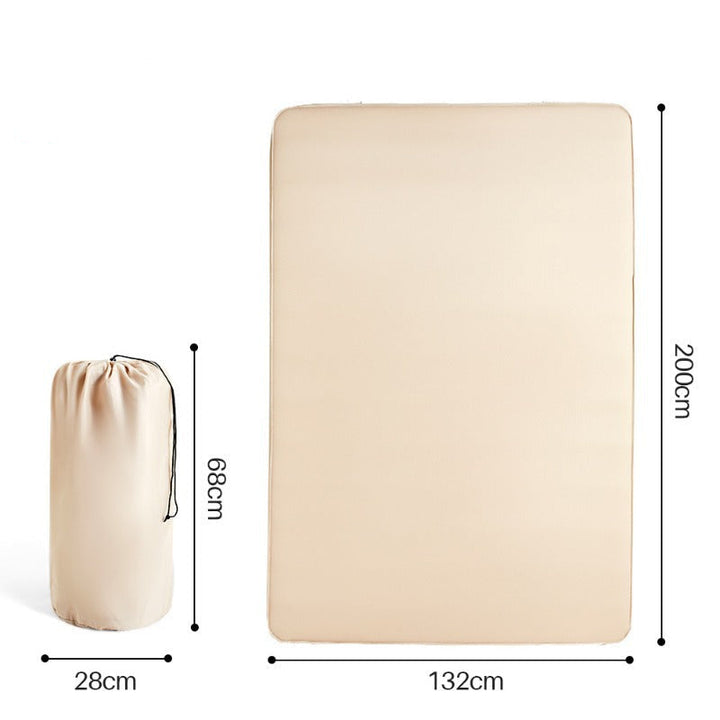 thick inflatable camping mattress with integrated pillow and puncture-resistant TPU shell Stornfield